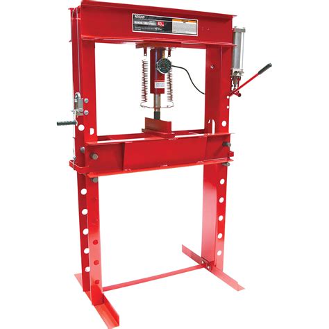 Arcan Ton Pneumatic Shop Press With Gauge And Winch Model Cp W