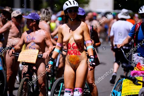 Bike Riders Participate World Naked Bike Editorial Stock Photo Stock
