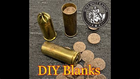 Diy Blanks How To Make Your Own Gun Blanks For Cowboy Mounted Shooting Or Reenacting Youtube