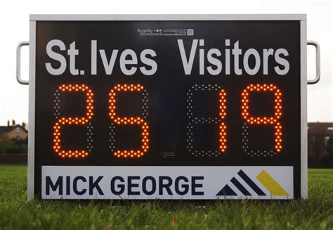 Electronic Rugby Scoreboards