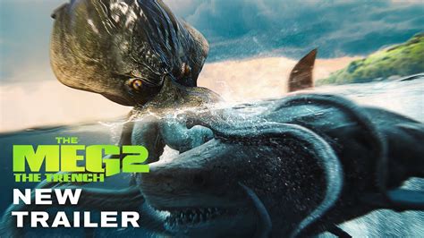 THE MEG 2: THE TRENCH – NEW TRAILER 'Kraken Chokes Meg' (2023) Warner ...