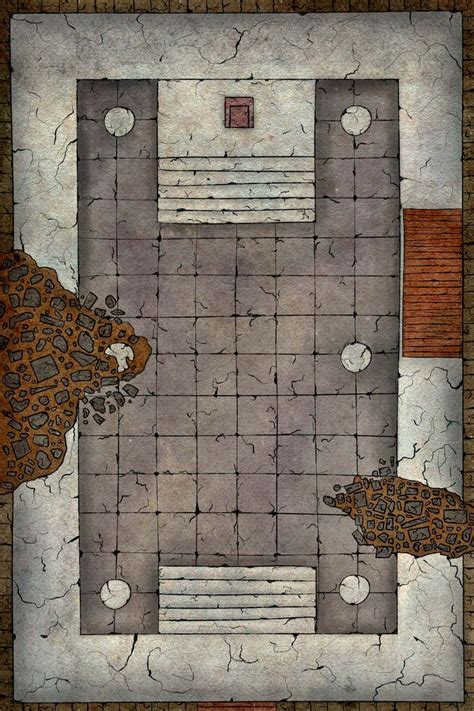 Stately Throne Room Dndmaps In 2020 Dungeon Maps Fantasy Map Dnd