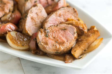 Perfect Pork Tenderloin With Apples Recipe