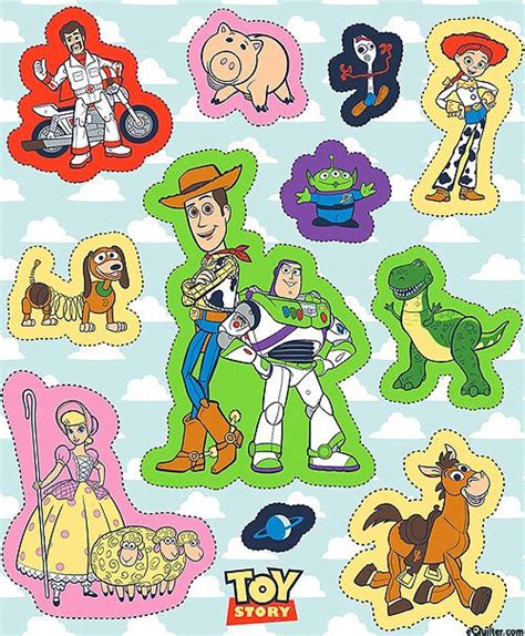 Toy Story 4 Toy Cut Outs 36 X 44 Panel Toy Story Toy Story