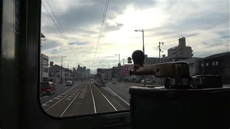 とさでん 路面電車 通勤 ハンドルを撮りたい？ 20220826 Youtube