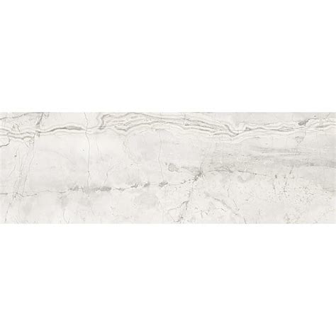 Romano White Polished Subway Marble Look Porcelain Tile 412 Country