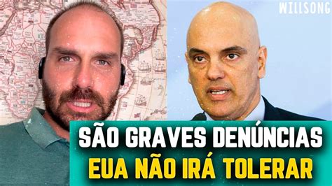 Eduardo Bolsonaro comenta sobre relatório do Congresso Americano contra