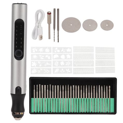 Carving Toolelectric Engraving Pen Aluminum Cordless Engraving Tool