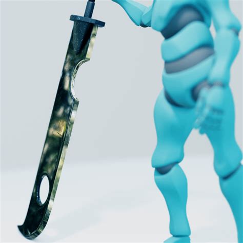 Tried To Recreate Kubikiribocho In Blender Rnaruto