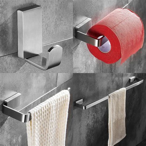 Leyden Towel Bar Towel Ring Robe Hook Toilet Paper Holder Wall Mounted