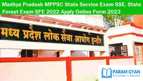 Madhya Pradesh MPPSC State Service Exam SSE State Forest