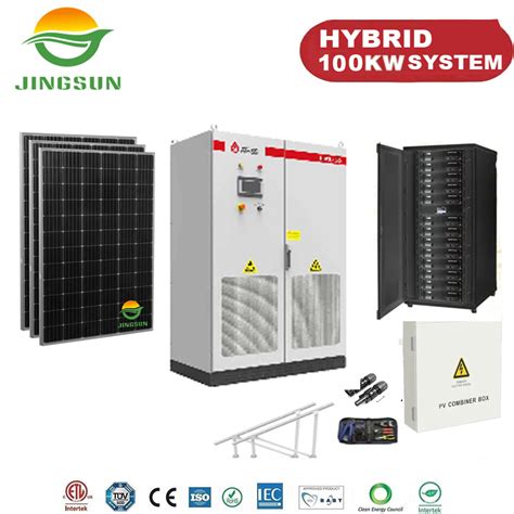 Singe Phase Three Phase Home Energy Storage Hybrid Solar System Set