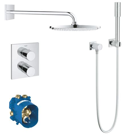 Grohe Grohtherm Cosmopolitan Shower Set With Rainshower