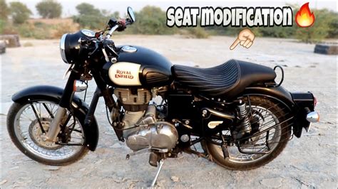 New Comfortable Seat For My Royal Enfield Seat Modification 🔥 Youtube