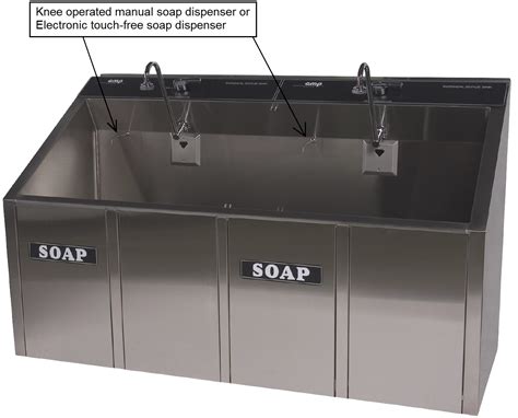 Surgical Scrub Sink Stainless Scrub Sinks Continental Metal Products