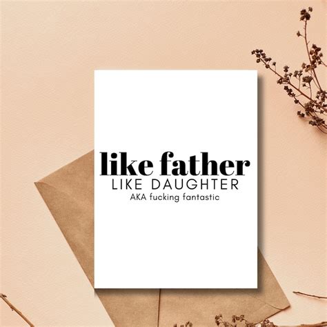 Funny Fathers Day Cards From Daughter - Etsy