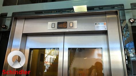 Nice Glass 2005 Schindler Eurolift MRL Traction Elevator Calais