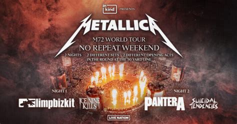 Metallica Announces World Tour With Two Dates In Nashville Williamson