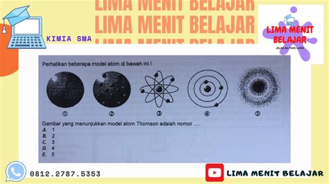 Struktur Atom Soal 1 Kimia Kelas 10 Youtube