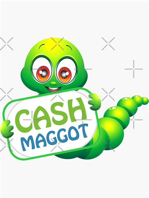 Mandy Cash Maggot Sticker For Sale By Redrobyn69 Redbubble