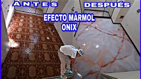 APLICANDO RESINA EPOXICA EN PISO DE CERÁMICA EFECTO MÁRMOL ONIX YouTube