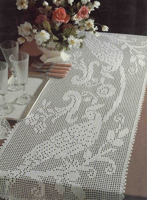 Chemin De Table Au Crochet Facile Tuto Chemin De Table Marguerite Au