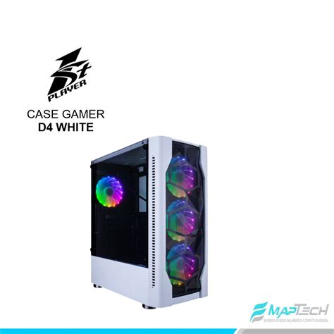 CASE GAMER RAINBOW R3 WHITE - Maptech Perú