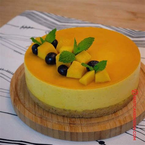 Mango Mousse Cake With Mango Jello Insert And Mirror Glaze Artofit