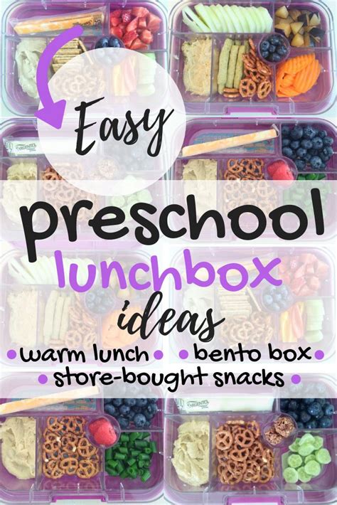 Easy Preschool Lunchbox Ideas (Bento Box, Warm Lunches & Store-Bought