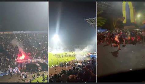 Horror En Indonesia Reportan Al Menos Muertos En Un Partido De