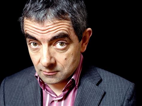 Hd Wallpaper Rowan Atkinson Actor Mr Bean Studio Shot White