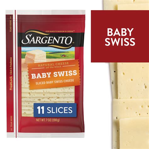 Sargento® Sliced Swiss Natural Cheese 11 Slices