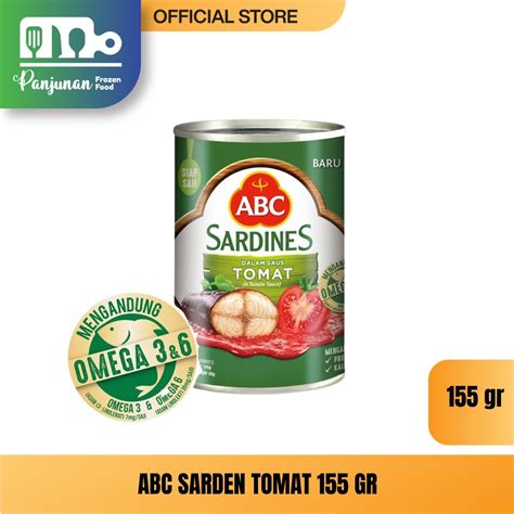 Jual ABC SARDEN SARDINES TOMAT KALENG 155 GR Shopee Indonesia