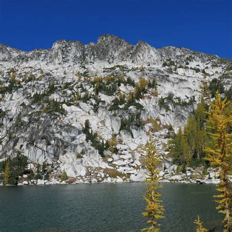 Alpine Lake Region Of The Enchantments Of Washington State Stock Image