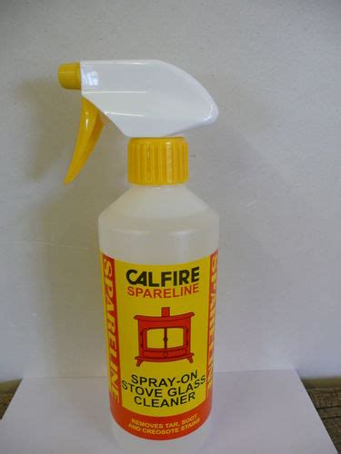 Woodburning And Multifuel Stoves Care And Maintenance Glass And Fireplace Cleaners Calfire Spray