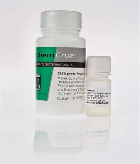 Tris Buffered Saline With Tween 20 Powder For 500 Ml Of 10x 圣克鲁斯生物技术