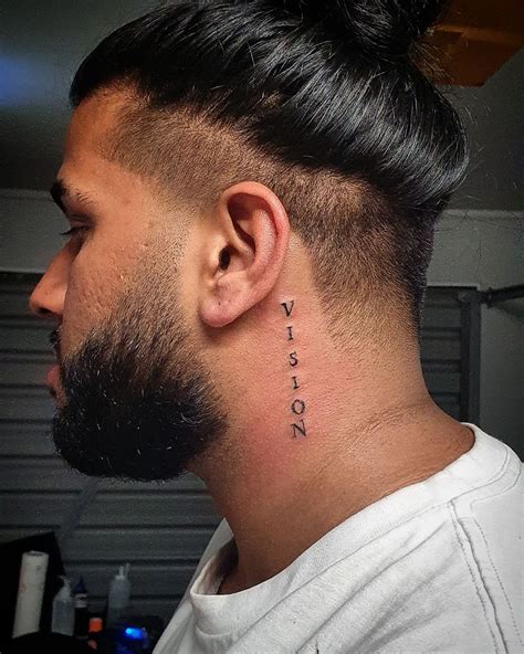 Tattoos Designs For Men On Neck