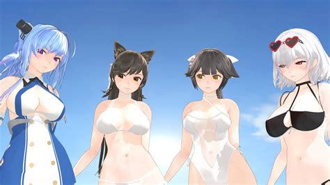 R18 MMD Azur Lane St Louis Atago Takao Sirius Ghost Dance YouTube