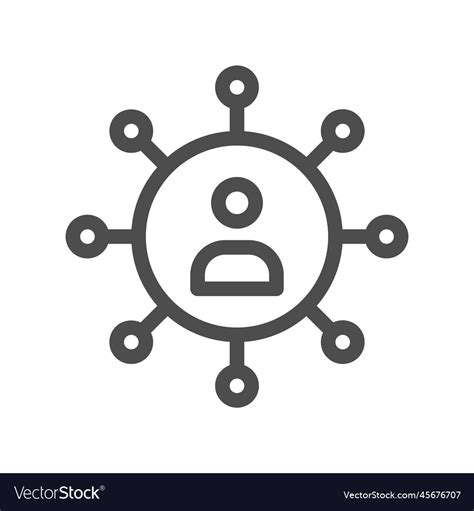 People Network Icon Royalty Free Vector Image Vectorstock