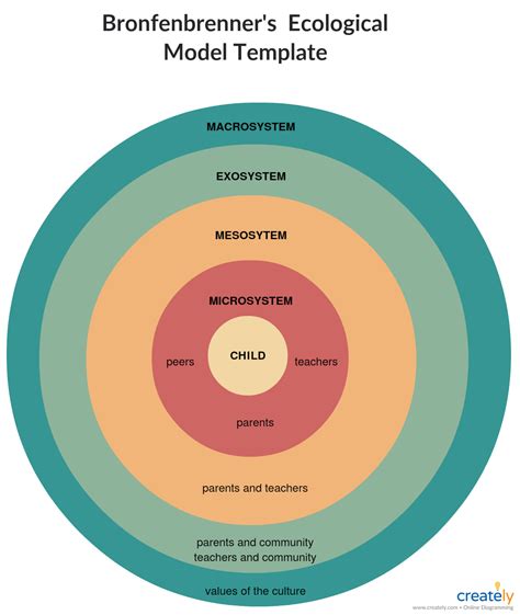 Plantilla Del Modelo Ecol Gico De Bronfenbrenner El Modelo Ecol Gico