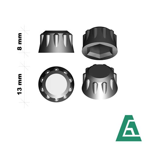 🔩 AC screws / nut cover M4・Free STL File for 3D printing・Cults