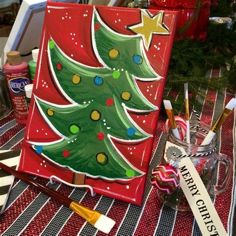 How To Host A Girls Night Christmas Painting Party
