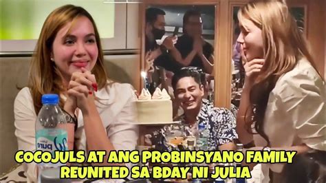 COCO JULIA AT CAST NG ANG PROBINSYANO NGSAMA SAMA SA 28th BDAY