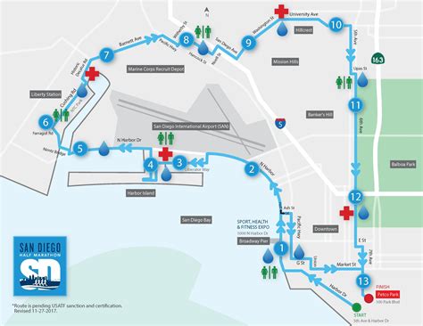 Half Marathon In The Am Road Closures R Sandiego