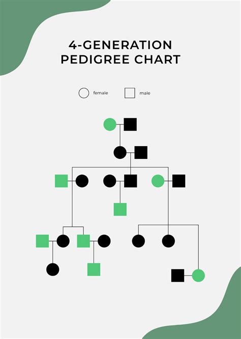 Free Pedigree Chart Templates And Examples Edit Online And Download