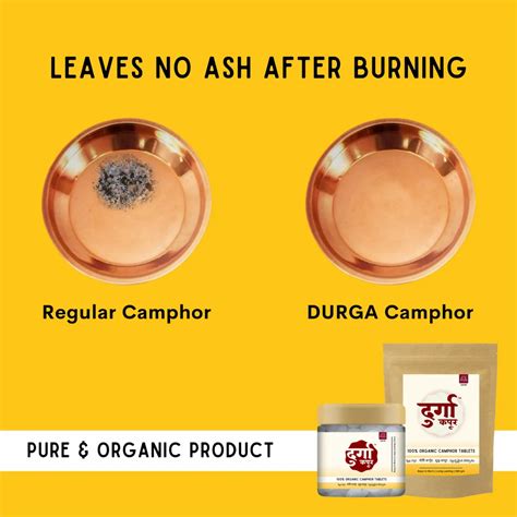 Durga Kapur 100 Organic Camphor Tablets Pure Kapur Premium Quality At