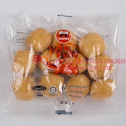 SIMFOO TOFU PUFF BULAT KEPING 4 S 100G TL Poultry