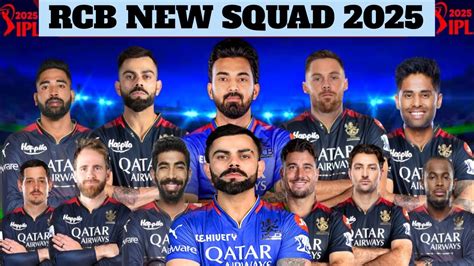 IPL 2025 Royal Challengers Bangalore Final Squad Rcb Squad 2025