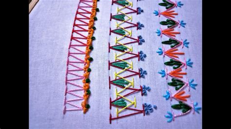 Hand Embroidery Chevron Stitch Hand Embroidery Stitches Tutorial For