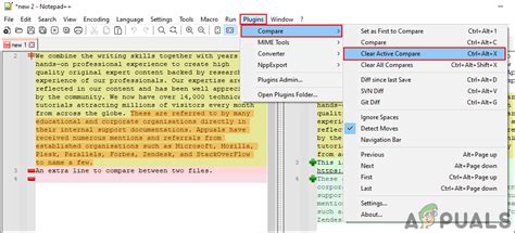 How To Compare Two Files In Notepad Using A Plugin